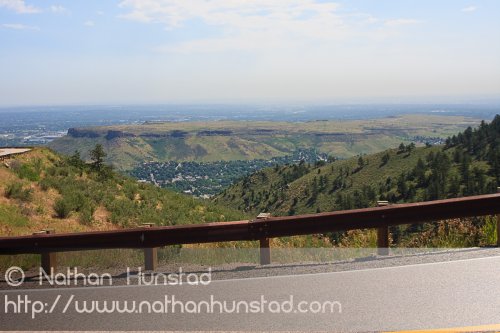 The view from Lookout Mountain near Golden, CO